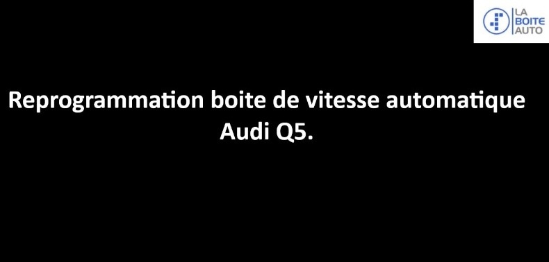 Adapation boite de vitesse automatique 0B5 DL501 (AUDI Q5 / A5 / A6)
